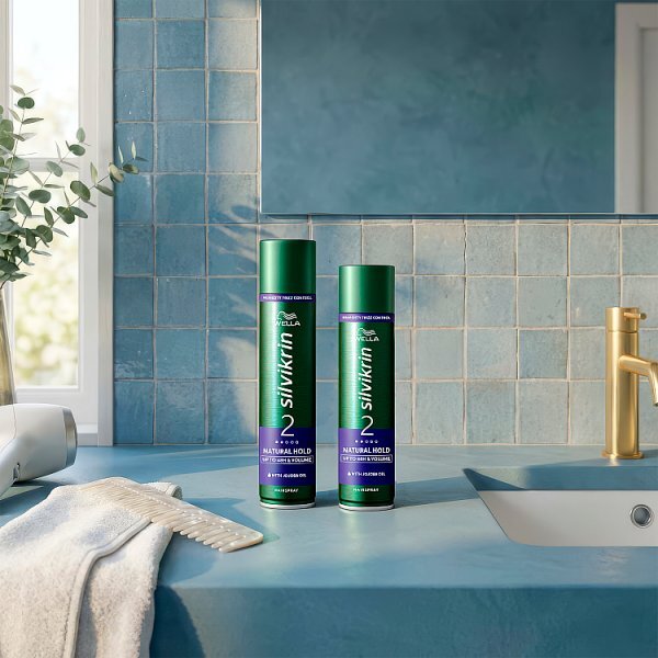 Wella Silvikrin Natural Hold Hairspray, 250 ml