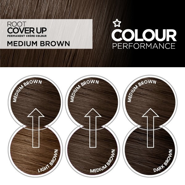 Superdrug Performance Root Cover Up Medium Brown 5.0