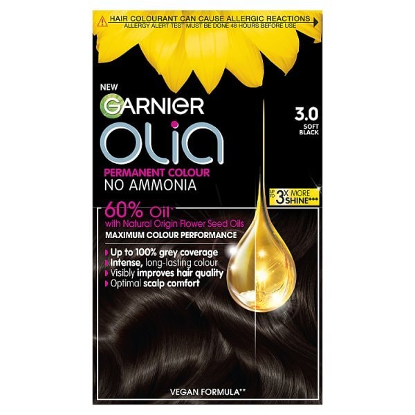Garnier Olia 3.0 Darkest Brown Permanent Hair Dye