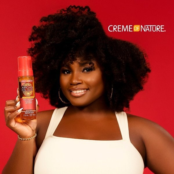 Creme of Nature Argan Oil Style & Shine Foaming Mousse 207ml