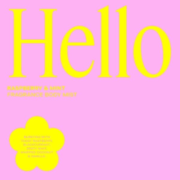 Daise Fragrance Body Mist Hello Raspberry & Mint 100 Ml