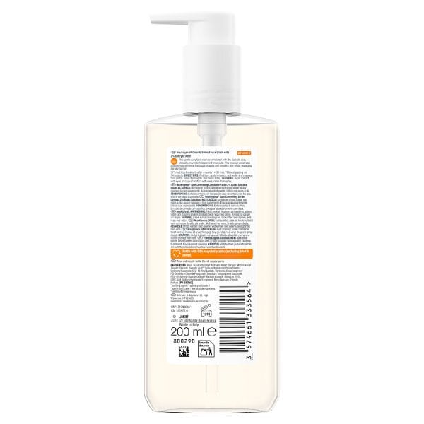 Neutrogena® Clear & Defend Facial Wash 200ml