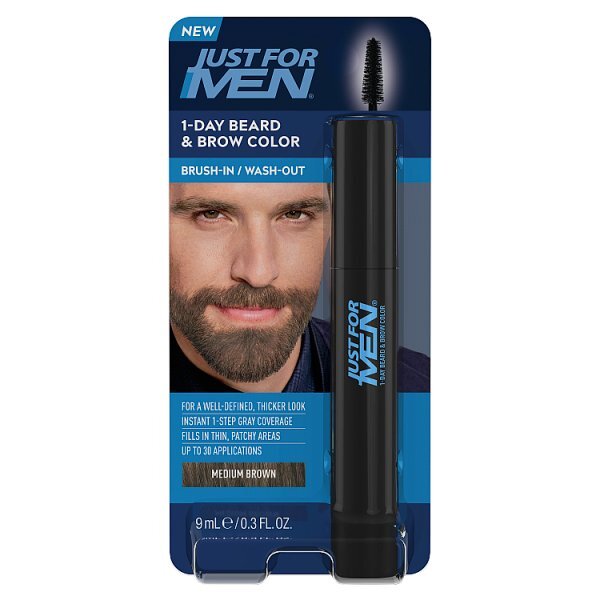 JUST FOR MEN 1D BEARD BROW FCL MED BROWN