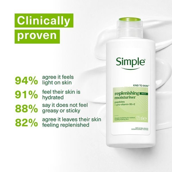 Simple Kind to Skin Replenishing Rich Lotion 125 ml