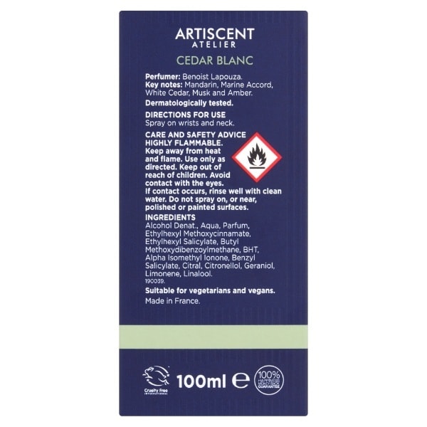 Superdrug Artiscent Cedar Blanc EDP 100ml