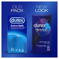 Durex Originals Extra Safe Condoms Regular Fit 12s