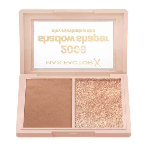 Max Factor Shadow Shaper Duo Eyeshadow Palette Bronze Glaze