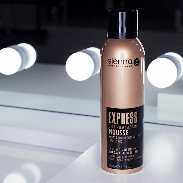 Sienna X Express Q10 Tinted Self Tan Mousse 200ml
