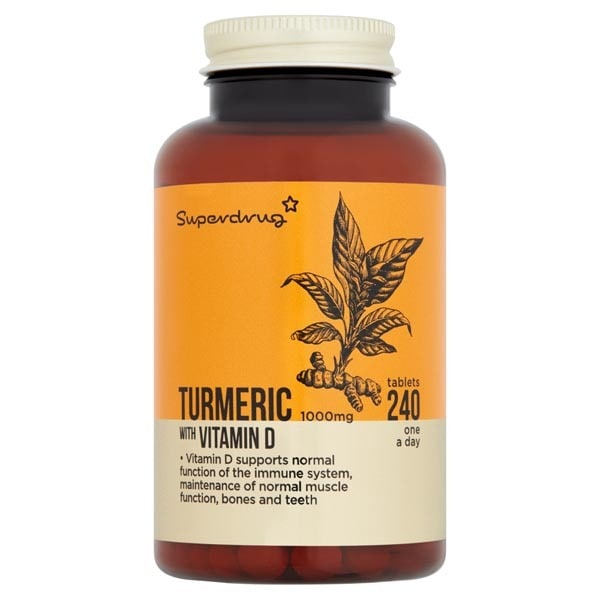 Superdrug Turmeric 1000mg 240 Tablets