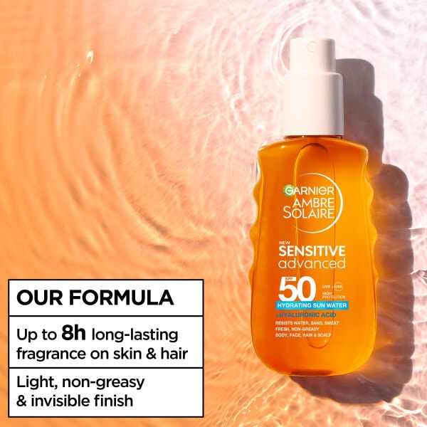 Ambre Solaire Sensitive Advanced Uv Water Spf50 150ml