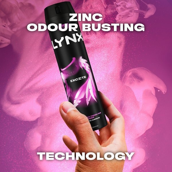 Lynx Excite Aerosol Body Spray 250 ml