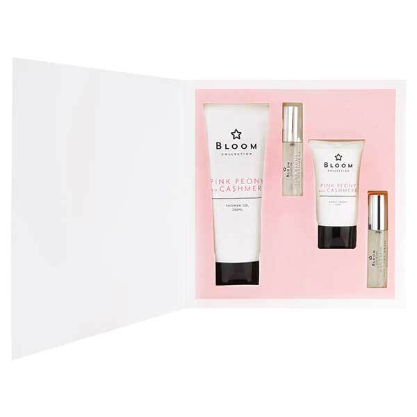 Superdrug Bloom Collection Pink Peony and Cashmere Gift Set