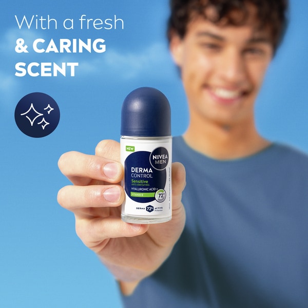 NIVEA MEN Derma Sensitive 72h Deodorant Roll On 50ml