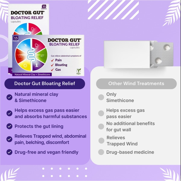 DOCTOR GUT Bloating Relief 30 capsules