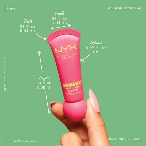 NYX Professional Makeup Smushy Matte Lip Balm Squeezensizzle
