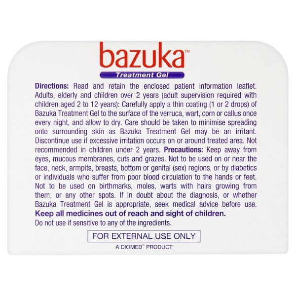 Bazuka Treatment Gel for Verruca & Wart 6g