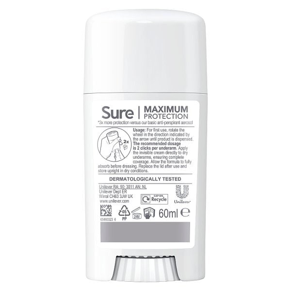 Sure for Women Cream Stick Clean Scent 60Ml