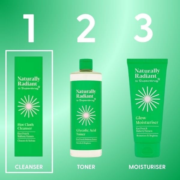 Naturally Radiant Hot Cloth Cleanser 150ml
