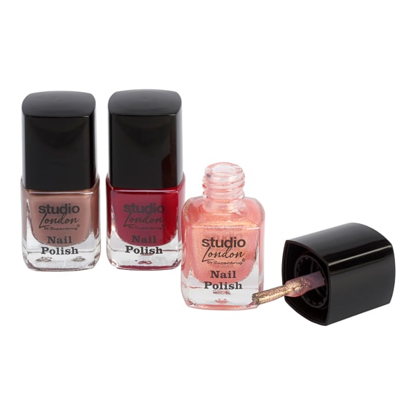 Superdrug Studio London 3 Piece Nail Polish Gift Set