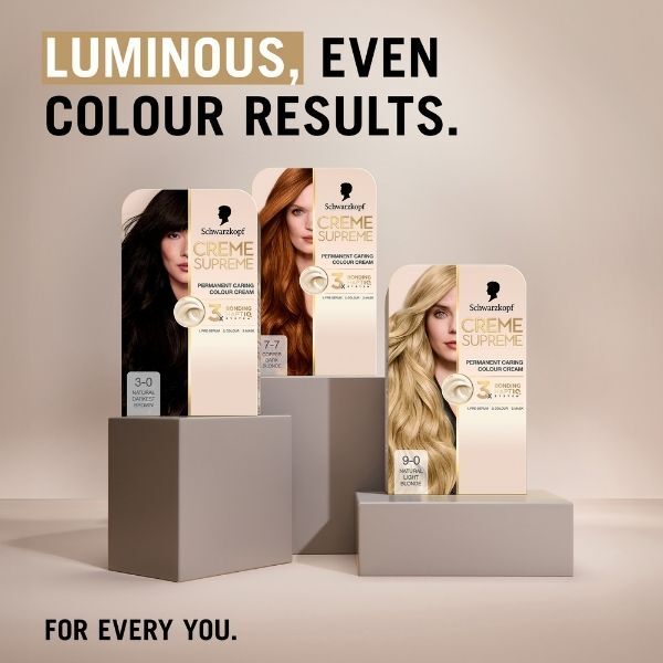 Schwarzkopf Creme Supreme 3-0 Natural Darkest Brown Hair Dye