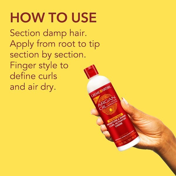 Creme of Nature Argan Oil Moisture & Shine Curl Activator Creme 355ml