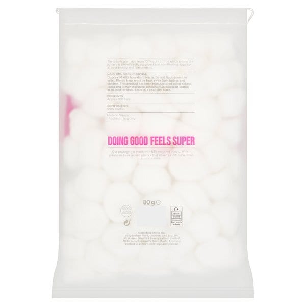 Superdrug Cotton Wool Balls x100