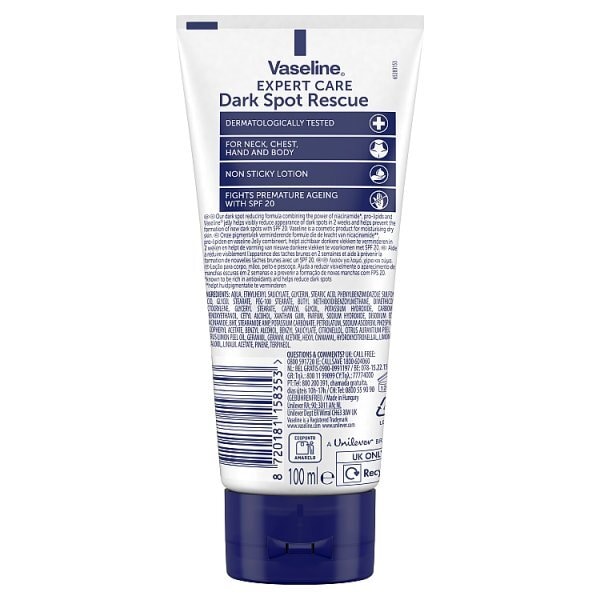 Vaseline Expert Hand And Body Lotion Dark Spot Rescue 100Ml