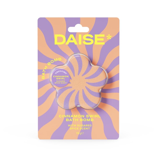 DAISE Cinnamon Swirl Bath Bomb, 198g