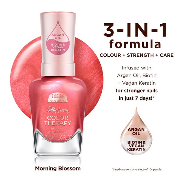 Sally Hansen Colour Therapy Scented Nail Polish Morning Blossom