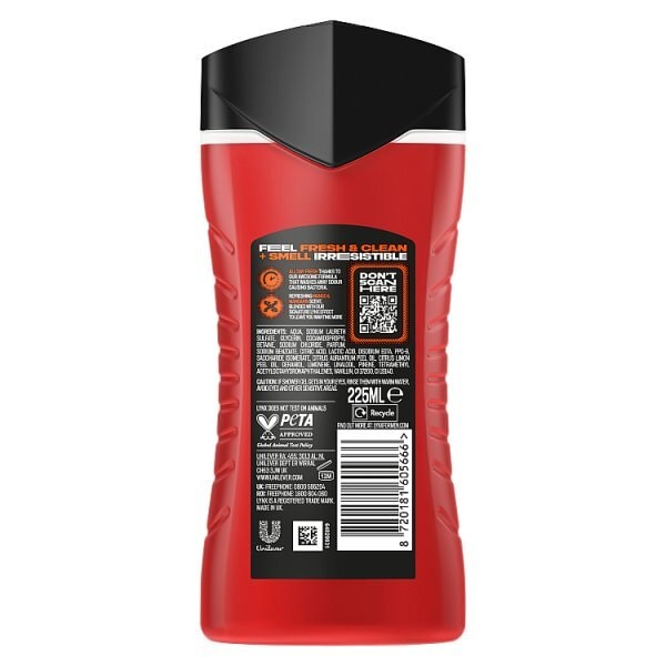 Lynx Sunset Fresh 3-in-1 Body Wash 225 ml