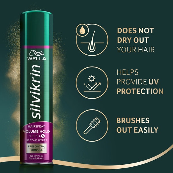 Wella Silvikrin Voluminous Hold Hairspray, 400 ml