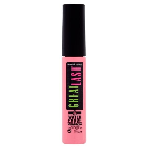 Maybelline Great Lash Waterproof Mascara Very Black 12.5ml