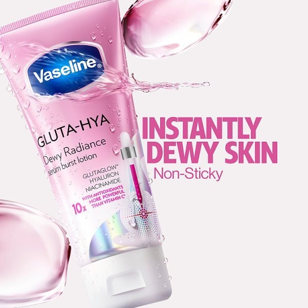 Vaseline Gluta-Hya Dewy Radiance Serum Burst Lotion 200 ml