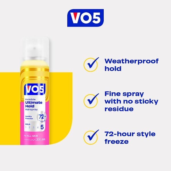 Vo5 Ultimate Hold Hair Spray 400ml