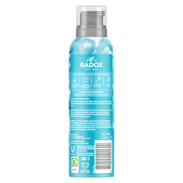 DNR Radox Find Your Sunshine Shave + Shower Mousse 200ml