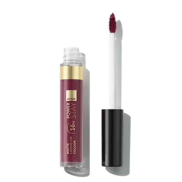 Avon Power Stay 16-Hour Liquid Lip Colour In Charge Mauve