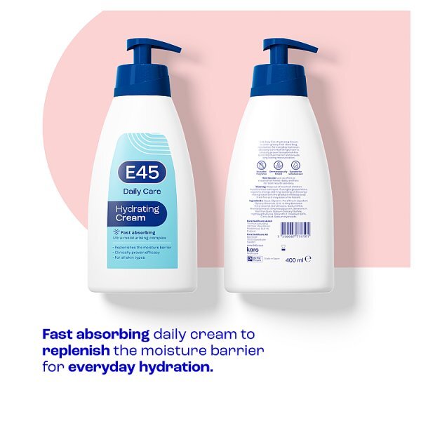 E45 Daily Moisturising Cream with Pump 400ml