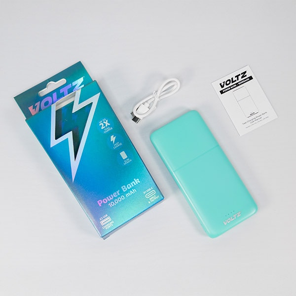 Voltz 10K Power Bank Turquoise
