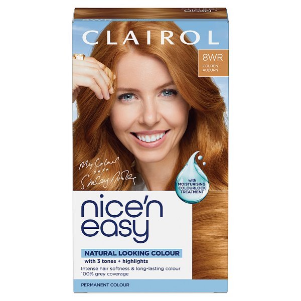 Clairol Nice'N Easy Crème Permanent Hair Dye 8WR Golden Auburn