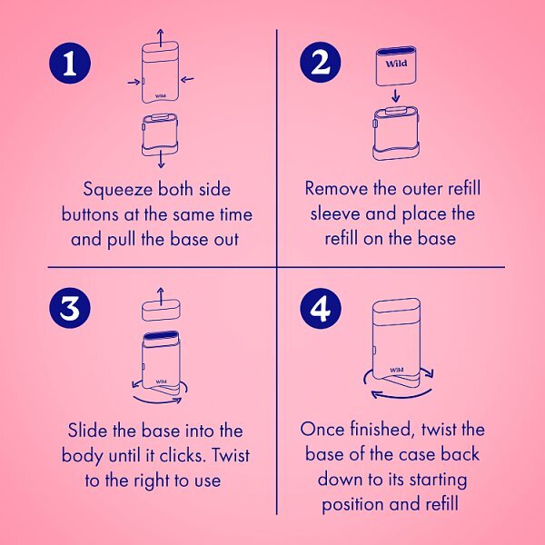 Wild Cotton & Sea Salt Sensitive Deodorant Refill 40g