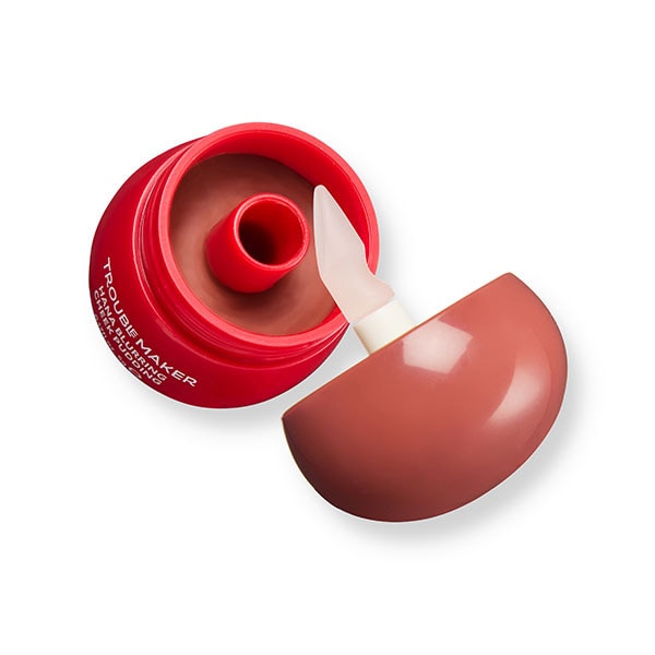 Trouble Maker Little Pudding Blurring Lip + Cheek Mousse Nude Brown