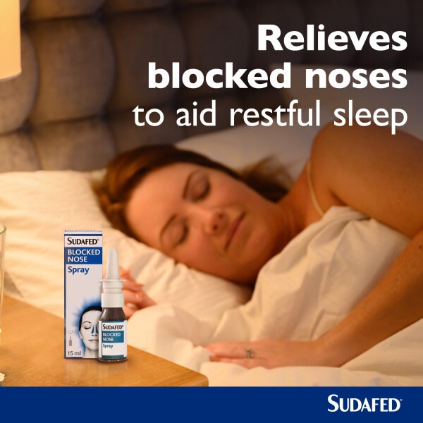 Sudafed Blocked Nose Nasal Spray 15ml