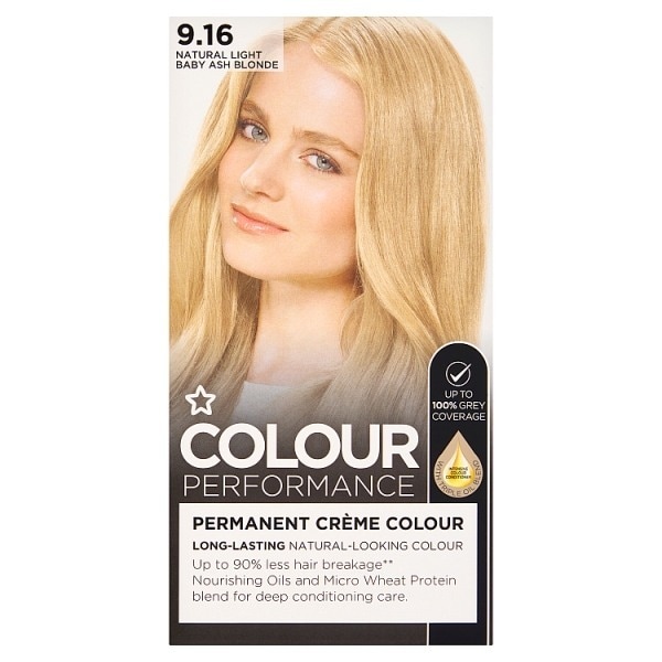 Superdrug Colour Performance 9.16 Natural Baby Ash Blonde