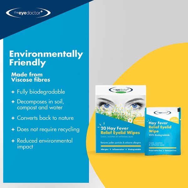 The Eye Doctor Allergy Eyelid Wipes