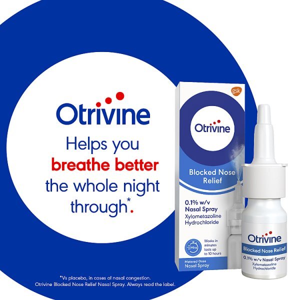 Otrivine Congestion Relief Nasal Spray Adult 10ml