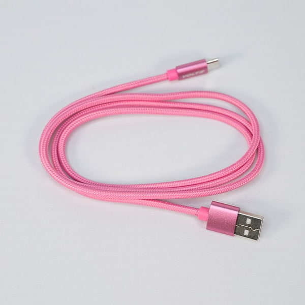 Voltz Usb To Usb-C Cable Pink