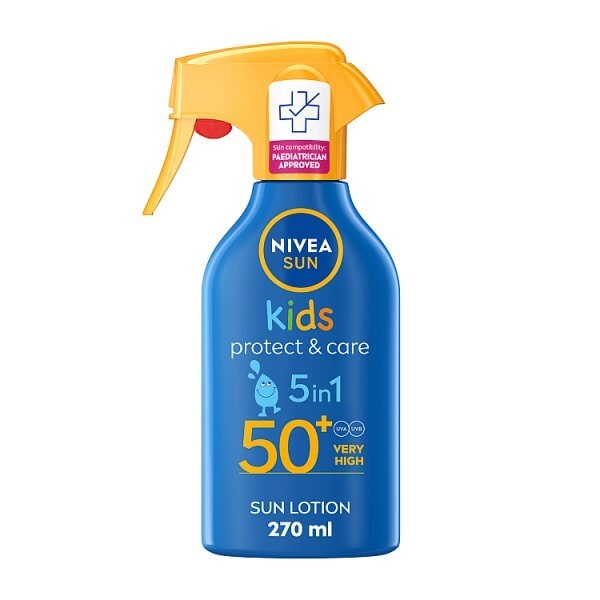 Nivea Sun Kids Protect & Care Trigger Sun Spray Spf50+ 270Ml