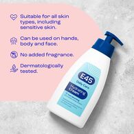 E45 Daily Moisturising Cream with Pump 400ml