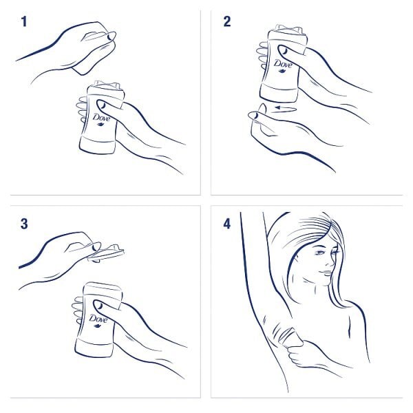 DNR Dove Anti-Perspirant Cream Stick Original Clean 45ml