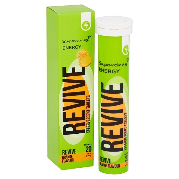 Superdrug Reviving Effervescent Orange x 20